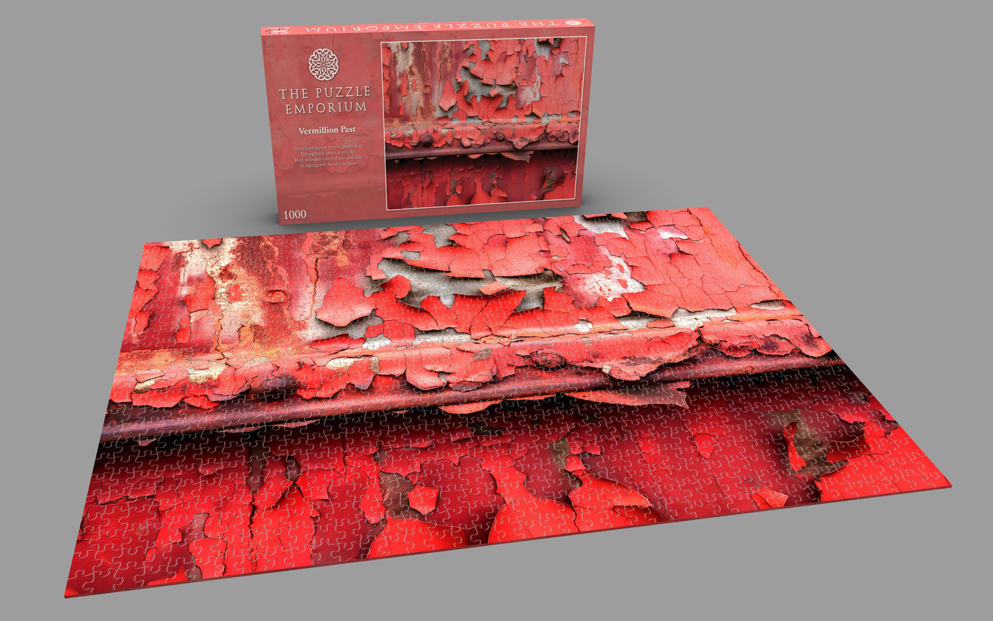 Vermillion Past - 1000 Piece Jigsaw Puzzle