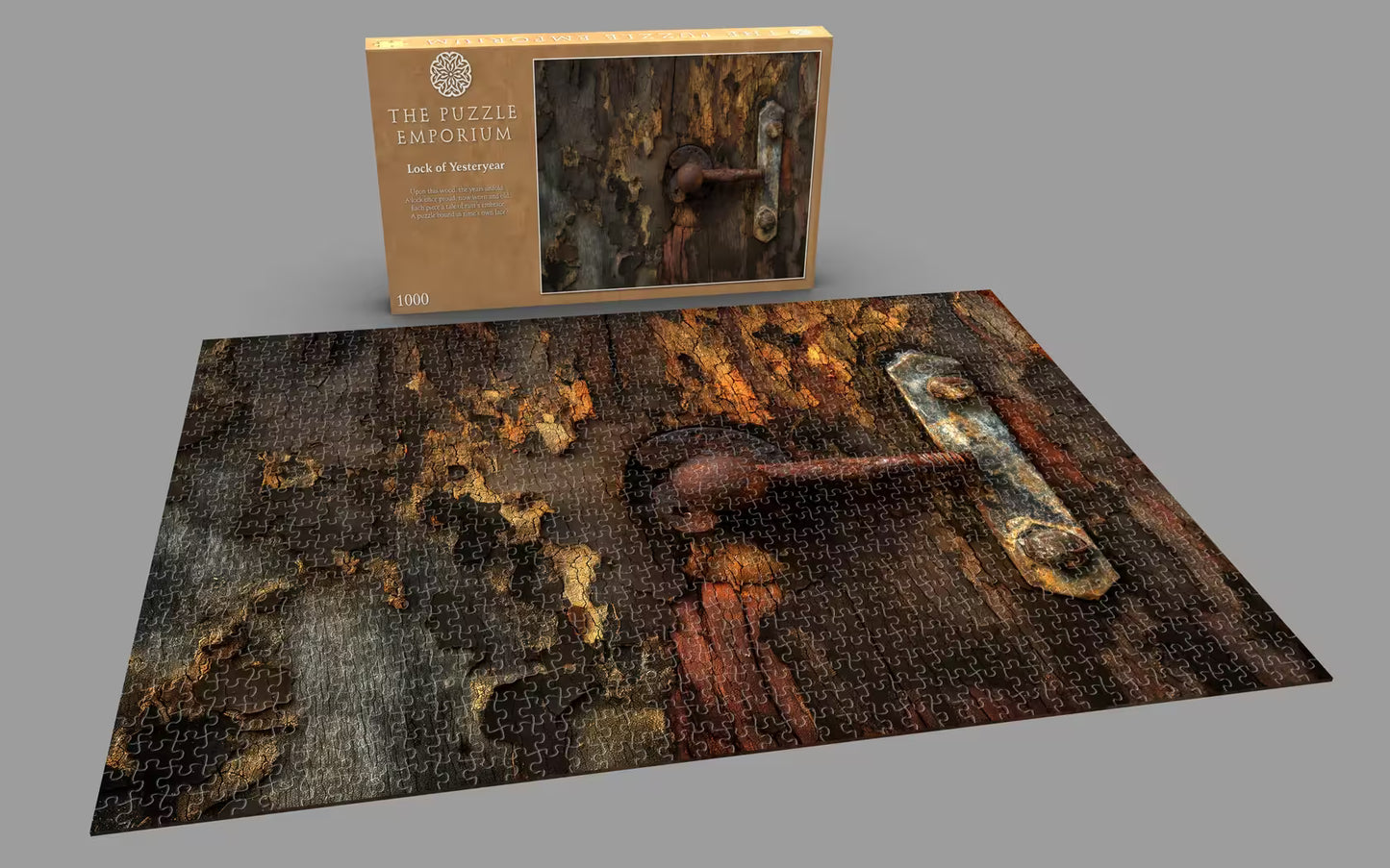 Lock of Yesteryear - 1000 Piece Jigsaw Puzzle