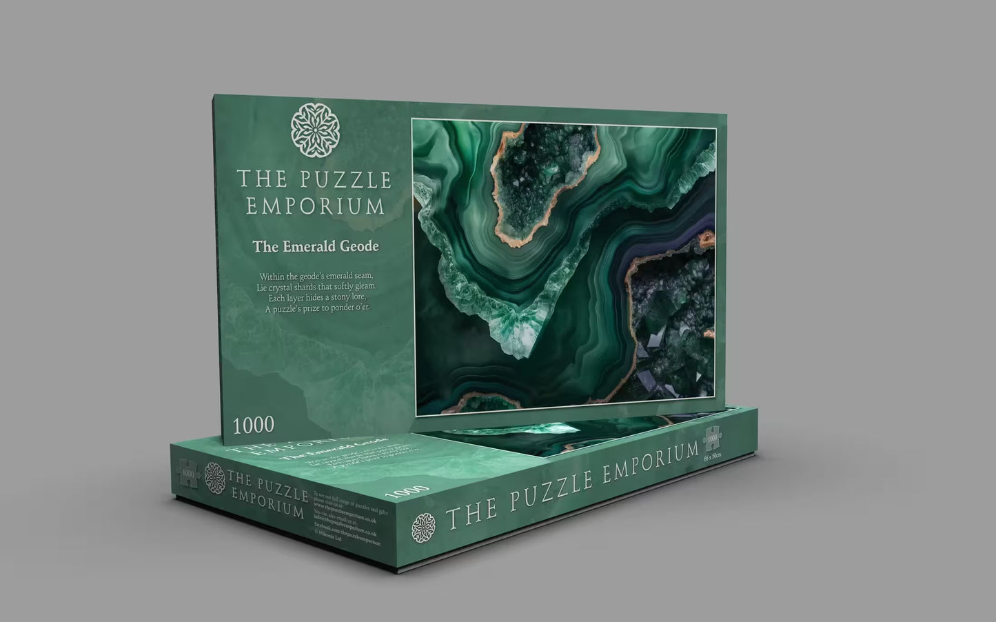Emerald Geode - 1000 Piece Jigsaw Puzzle
