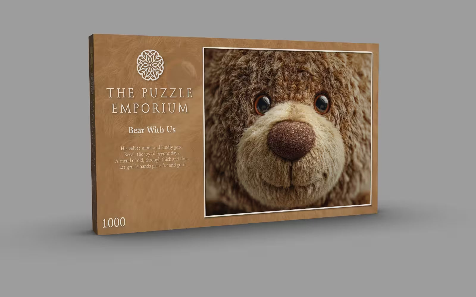 Majestic Bear 1000-Piece Jigsaw Completed Image