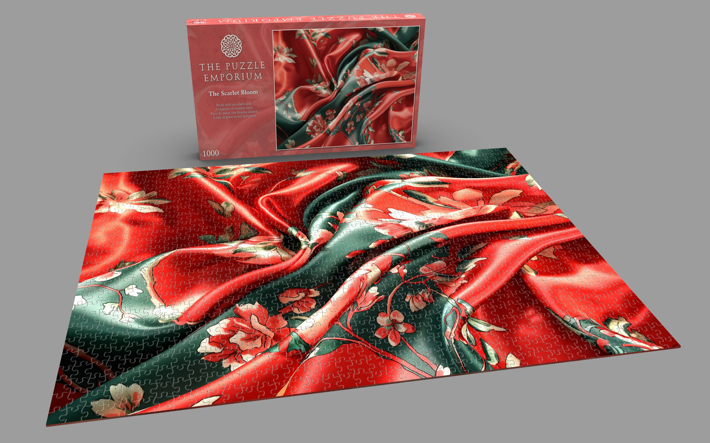 The Scarlet Bloom - 1000 Piece Jigsaw Puzzle